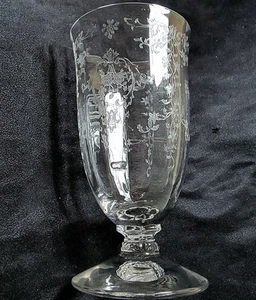 Fostoria Navarre Iced Tea Goblet(s) 5 7/8" Tall Clear Excellent Multiples Avail - Picture 1 of 2