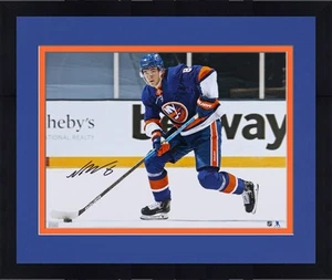 Framed Noah Dobson New York Islanders Signed 16x20 Skating Photo - Picture 1 of 1