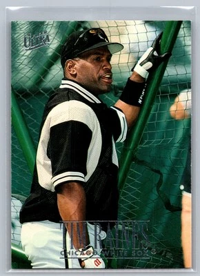 1996 Ultra #43 Tim Raines  HOF Chicago White Sox - Image 1 of 2