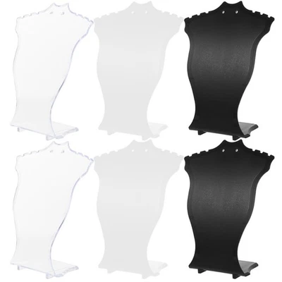  6pcs Halskette Display Bust Ständer Praktische Halskette Display Stand Desktop - Bild 1 von 4