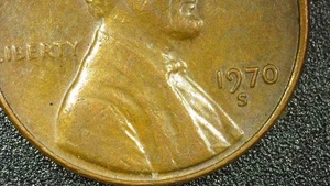 1970 S RPM LINCOLN MEMORIAL PENNY DDO DATE AND S RPM - Picture 1 of 6