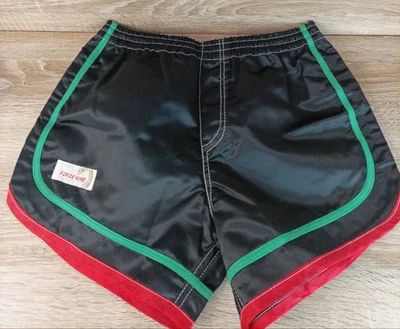 Vtg 80s Deadstock Michael Charles Sportswear Nylon Stripe Womens Shorts Size M - Image 1 of 4