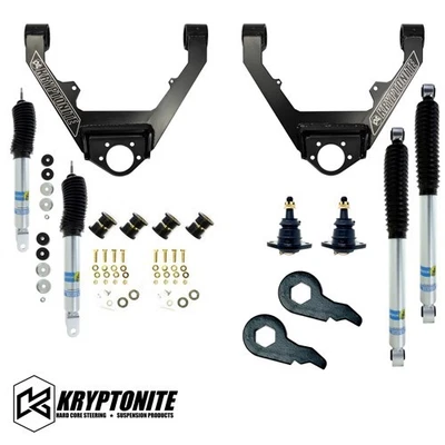 Kryptonite Stage 3 Leveling Kit w/ Bilstein Shocks 00-06 Tahoe Sub Yukon XL 1500 - Image 1 of 4