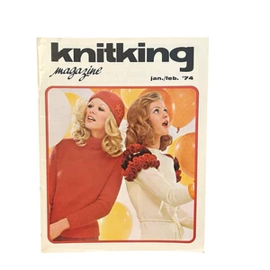 Vintage KnitKing Magazine Jan/Feb 1974 Vol 10 No 3 Vintage Knit Machine Patterns - Picture 1 of 6