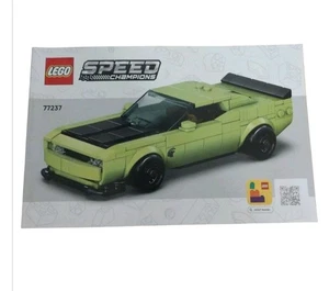 Lego Instruction Manual 77237 Speed Champions Dodge Challenger (Book Only) - Picture 1 of 2
