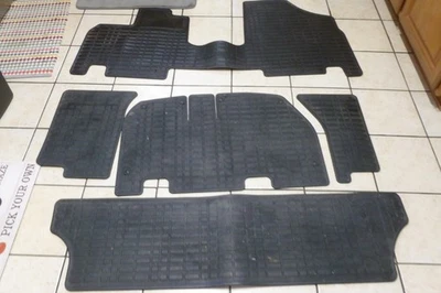 2008 2009 2010 Honda Odyssey OEM Black Rubber Floor Mats Foto 1 de 4