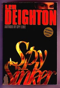 SPY SINKER (Len Deighton/Uncorrected Proof/1st US/#3 SPY trilogy/Bernard Sampson - Picture 1 of 2