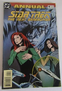 Star Trek: The Next Generation Anual #4 FIRMADO Gates McFadden 1993 DC Comic - Imagen 1 de 4