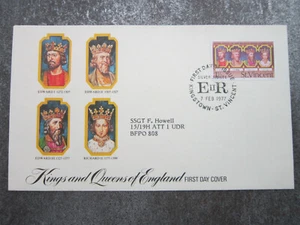 Kings And Queens Of England Silver Jubilee St. Vincent 1.5c First Day Cover FDC - Picture 1 of 3
