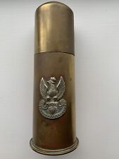 WW2 POLISH TRENCH ART WITH EAGLE CAP DATED 1940