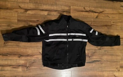 #715 Chaqueta de motocicleta Cortech Breeze By Tour Master para mujer MD 10-12 negra Foto 1 de 4