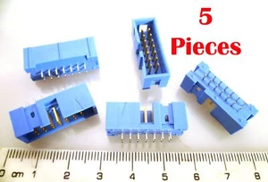 T+B 609-1427 Shrouded Header 14 Pin 2.54mm Thru-Hole 5 Pieces OTBS11 - Picture 1 of 3