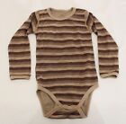Hust And Claire Baby's Baloo Striped Bodysuit CM5 Biscuit Size EU:80 US:12M NWT