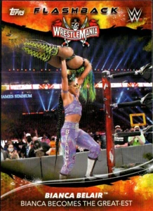 2021 Topps WWE Superstars Wrestlemania Flashback #194 Bianca Belair - Picture 1 of 1