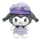 Sanrio Characters Gingham casquette Kuromi stuffed toy S H20cm