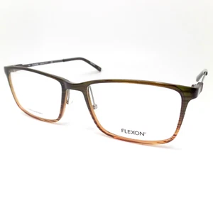Flexon EP8009 315 Olive Amber Gradient 56mm with Nose Pads New Authentic Frames - Picture 1 of 5