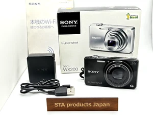 Sony Cyber-shot DSC-WX200 18.2 MP 10x zoom Compact Digital Camera - Black Japan - Picture 1 of 16