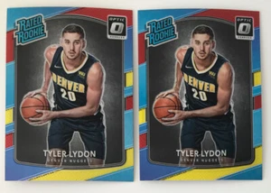 Panini Donruss Optic Tyler Lydon 2017-18 clasificación novato rojo/amarillo 2 radiocontrol ¡Lote #177! - Imagen 1 de 2