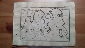 1817 Allezard: Portolano Mappa Bodrum "Pt. Du Petes Pt Boudron" (Turchia Turkey) - Picture 1 of 1