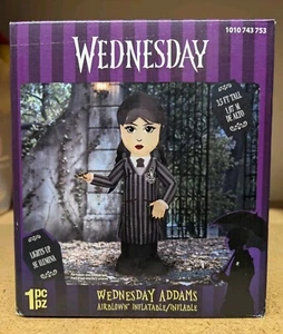 3.5 Ft. LED Wednesday Addams Inflatable Blow Up Halloween New Addams Family - Picture 1 of 6