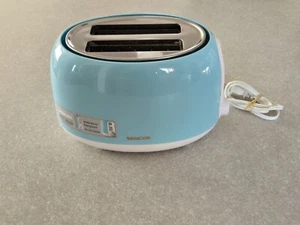 Sencor Toaster 2 Slice Blue Anti Slip Feet Heat Insulated Outer Case TESTED - Bild 1 von 14