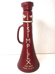 Vintage Simplex Screw Jack 1 1/2 X 12 16" High Tool Painted & NICE Home Railroad - Picture 1 of 7