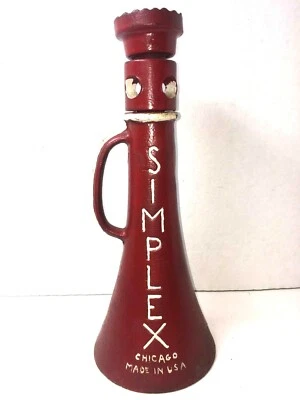 Vintage Simplex Screw Jack 1 1/2 X 12 16" High Tool Painted & NICE Home Railroad - Image 1 of 4