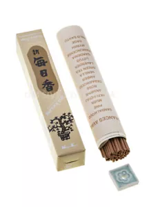 Japanese Nippon Kodo Morning Star PALO SANTO Incense 50 Sticks w/ Incense Holder - Picture 1 of 1