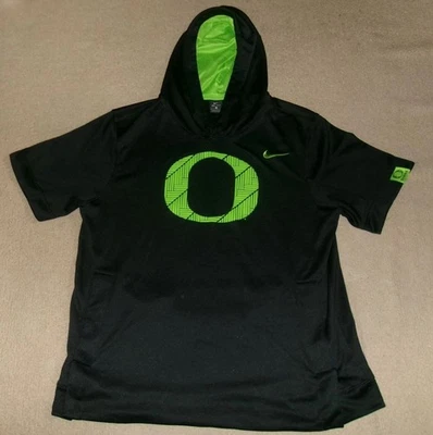 VERY RARE Authentic NIKE Dri-Fit OREGON DUCKS Black OHANA Hoodie - Image 1 of 2