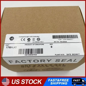 New Factory Sealed AB 1768-L43 SER B CompactLogix L43 Controller PLC 1768L43 - Picture 1 of 8