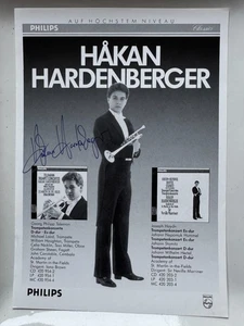 Hakan Hardenberger   -  Musik -  original Autogramm auf einem Flyer - 21 x 13 cm - Picture 1 of 1