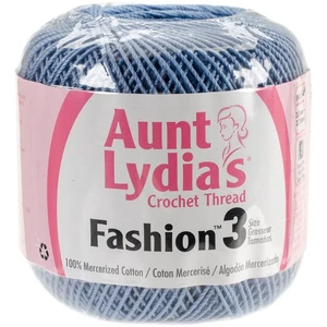 Hilo de ganchillo de moda de tía Lydia talla 3-azul cálido 182-175 - Imagen 1 de 3