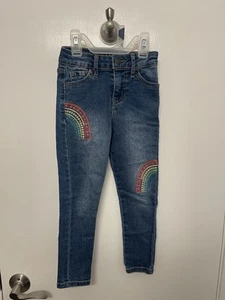 CAT & JACK GIRLS JEAN JEGGINGS SIZE 5 - Picture 1 of 3