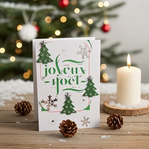 French Christmas Card - Picture 1 of 5