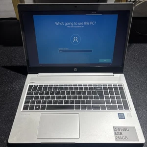 HP ProBook 450 G5 Core i3-7100U 2.40GHz 8GB RAM 256GB SSD *Windows 11* - Afbeelding 1 van 12