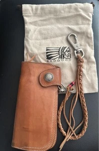 Red Moon REDMOON Genuine Leather Brown Long Wallet #6241 - Picture 1 of 10