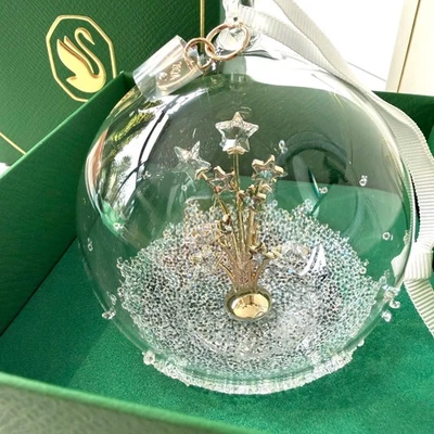 Swarovski Bauble Annual Edition 2024 Crystal Christmas Ball Ornament 5682735  - Image 1 of 4