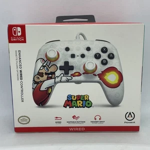 Nintendo Switch PowerA Super Mario Gamepad USB Game Controller - Picture 1 of 11
