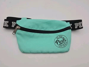 Victoria's Secret Pink Bauchtasche - türkis, Reißverschluss, verstellbarer Riemen - Bild 1 von 14
