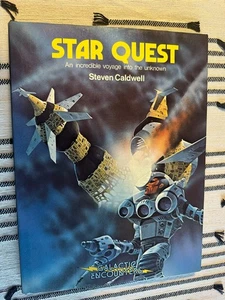 Star Quest by Steven Caldwell 1979 Crest 1st Print Illustrated Hardcover Sci-Fi - Foto 1 di 7