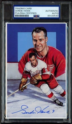 GORDIE HOWE signed 1992 Legends of Hockey | Red Wings - autograph PSA/DNA - Image 1 of 2
