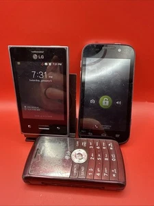 3x Old Cell Phones - Vintage? LG ZTE - Zdjęcie 1 z 7