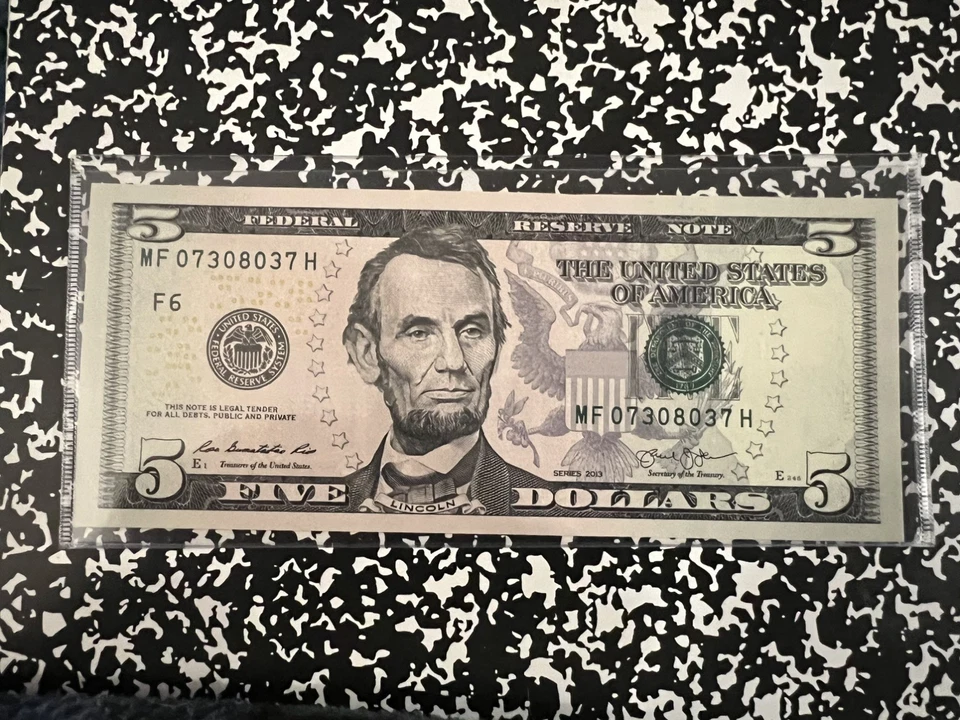 Five dollar $5 Radar Note - Image 1 of 1