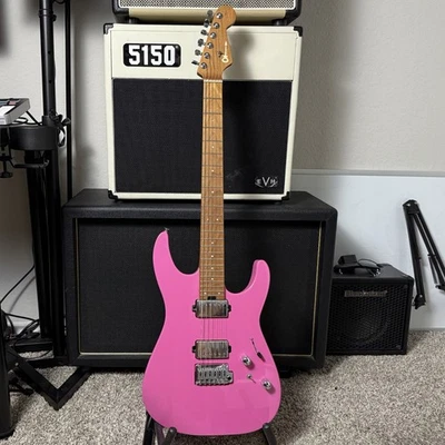 Charvel Pro-Mod DK24 HH 2PT CM Bubblegum Pink - Image 1 of 4
