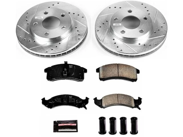 Kit de pastillas de freno delanteras y rotor para Pontiac Trans Sport 1992-1993 YS838JX Foto 1 de 1