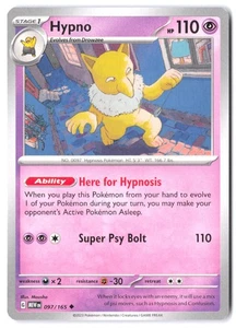 Hypno 097/165 SV: Scarlet & Violet 151 NM - Picture 1 of 2