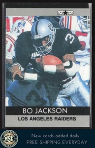 Bo Jackson 1990-91 St☆r (unlicensed) #NNO NM-MT OR BETTER Los Angeles Raiders - Picture 1 of 2