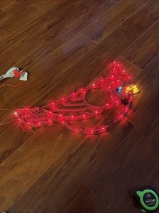 Iluminación decorativa decoración cardenal iluminada para vacaciones - Imagen 1 de 4