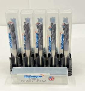 Group of 10-5/16" Carbide Endmill 4 Flute Flat Bottom Regular TiAlN(CA2-B) - Picture 1 of 5