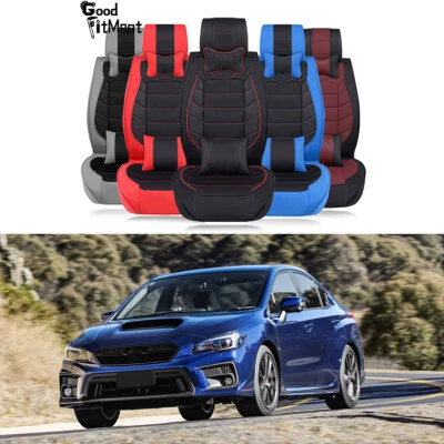 For 2018 Subaru WRX, WRX STI 5-Seat Full Set Car Seat Covers Front+ Rear Cushion - Image 1 of 4